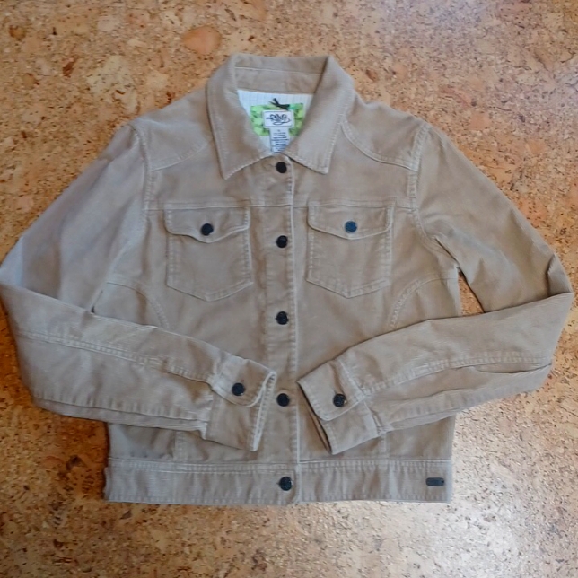 Roxy Y2k Corduroy Jacket With Embroidery Juniors Xl Nwot
